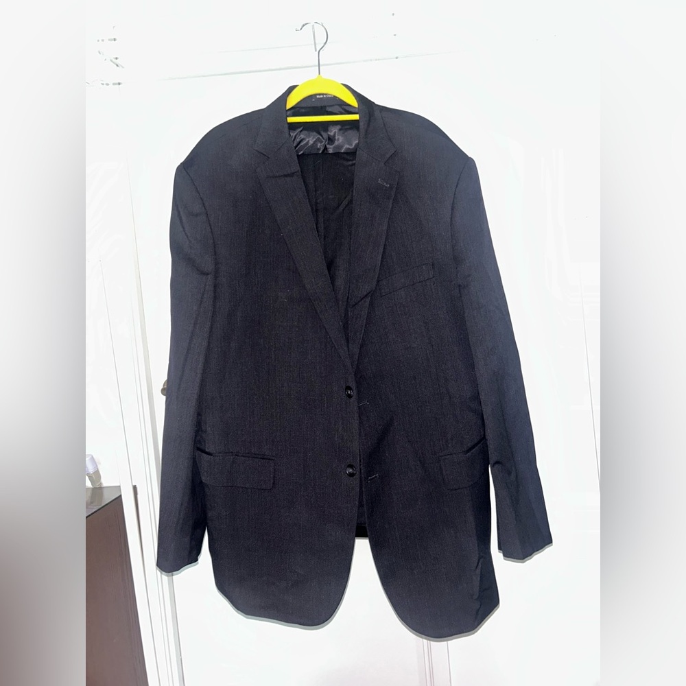 Pronto Uomo Platinum Men’s 100% Wool Suit Jacket - Size 50L/40R
